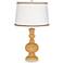 Harvest Gold Apothecary Table Lamp with Twist Scroll Trim