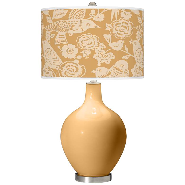 Image 1 Harvest Gold Aviary Ovo Table Lamp