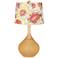 Harvest Gold Red Suzani Shade Wexler Table Lamp