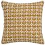 1_Harvest Mustard Yellow Printed Cotton 20" Accent Cushion