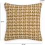 4_Harvest Mustard Yellow Printed Cotton 20" Accent Cushion more views