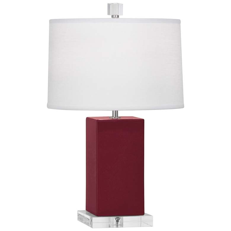 Image 1 Harvey 19.13" High Sugar Plum Glazed Finish Accent Lamp