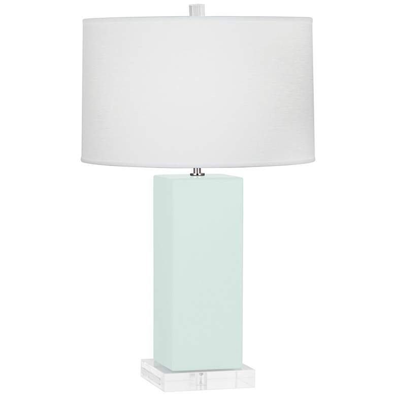 Image 1 Harvey 33" High Mint Glazed Finish Table Lamp