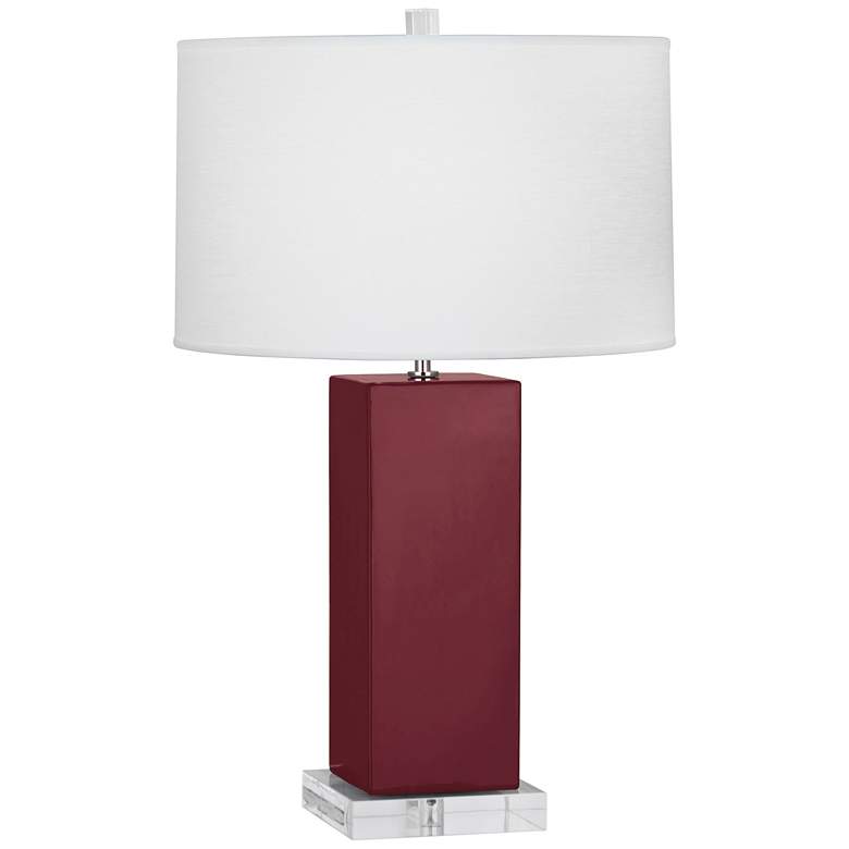 Image 1 Harvey 33" High Sugar Plum Glazed Finish Table Lamp