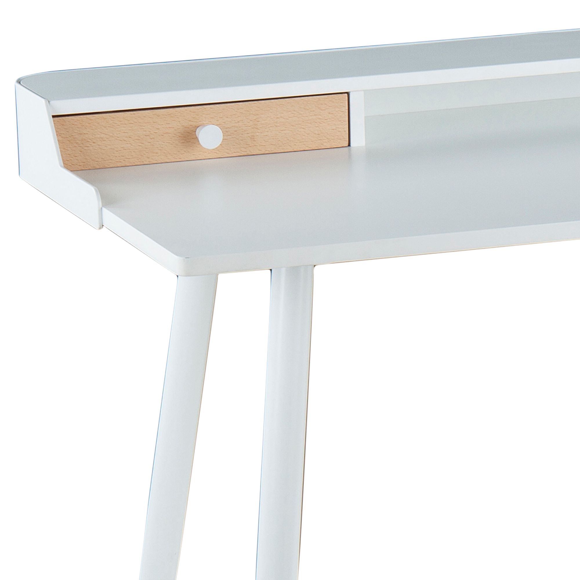 white desk 120cm wide