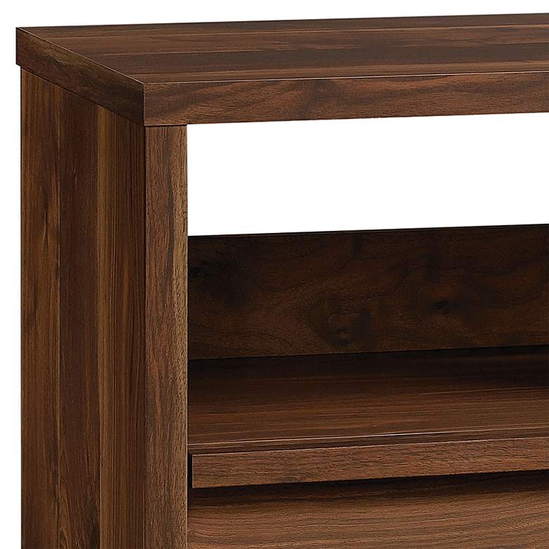 Image 3 Harvey Park 24 3/4" Wide Grand Walnut 1-Drawer Night Stand more views
