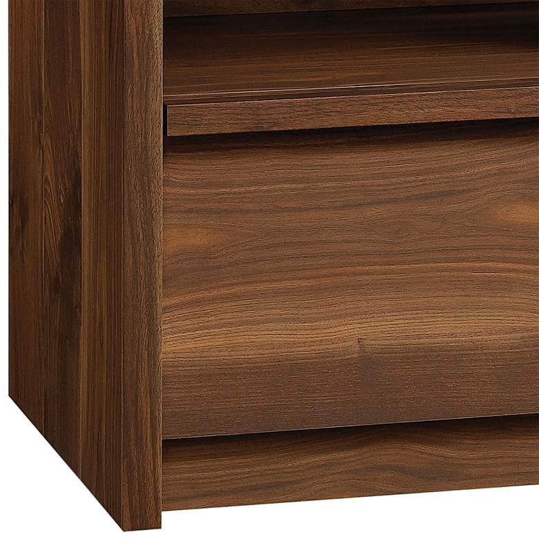 Image 4 Harvey Park 24 3/4" Wide Grand Walnut 1-Drawer Night Stand more views