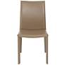 Thumbnail4 of Hasina Taupe Leather Side Chair more views