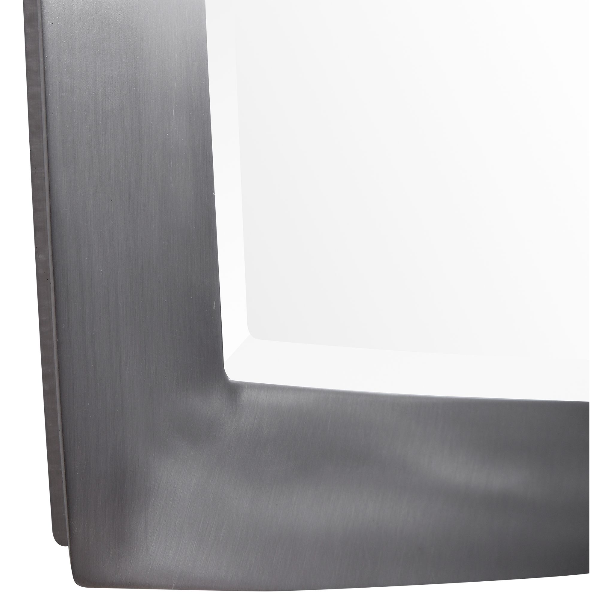 Image 6 Haskill Brushed Nickel 24" x 34 1/4" Vanity Wall Mirror more views