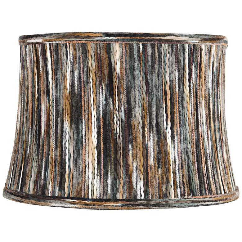 Image 1 Hasselt Cafe Softback Drum Lamp Shade 14x16x11 (Spider)