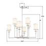 7_Hatfield 8 Light Polished Nickel Chandelier more views