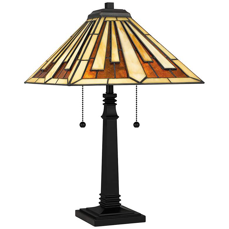 Image 3 Hathaway 2-Light Matte Black Table Lamp