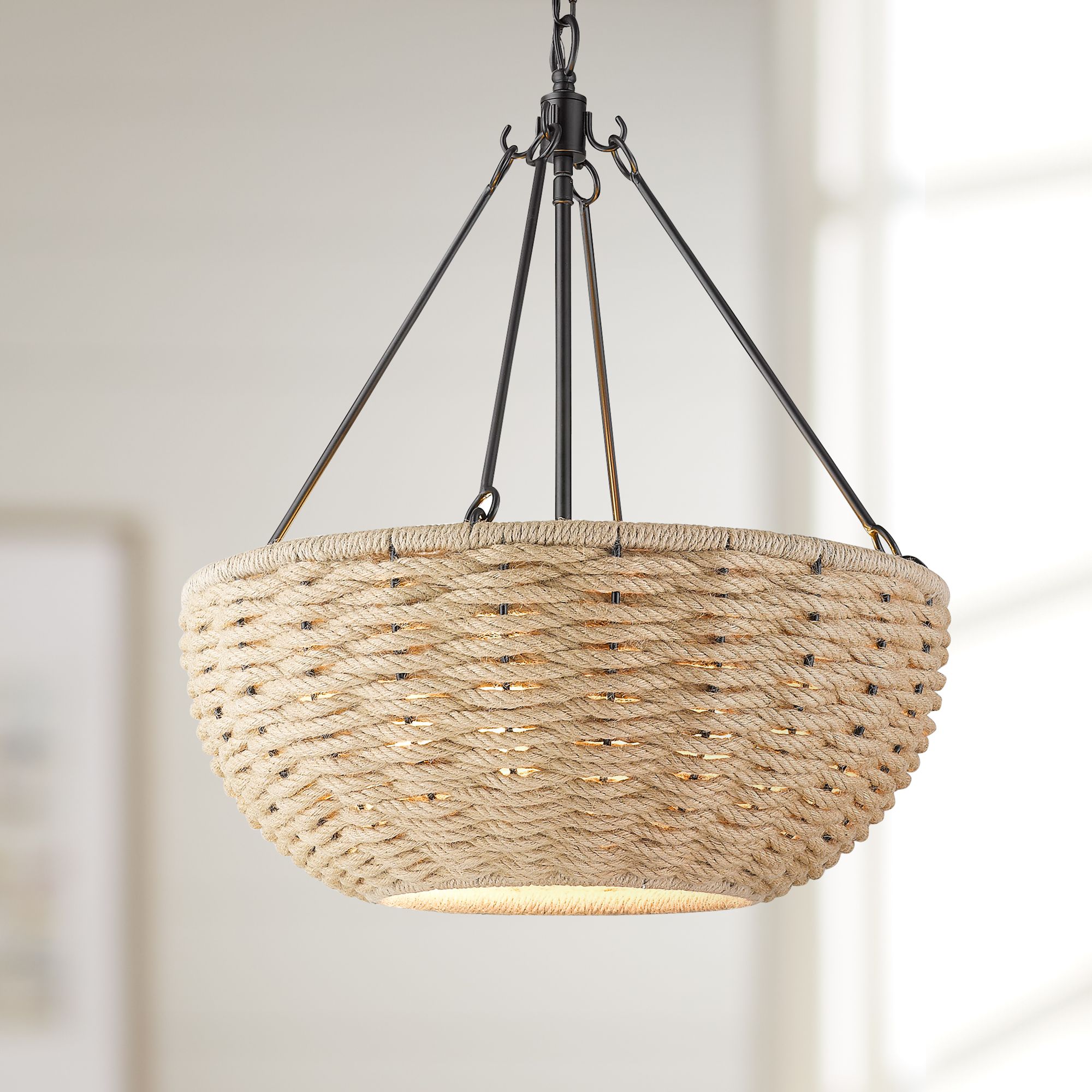 basket ceiling light