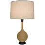 Hatteras 30"H Natural Rope And Deep Bronze Table Lamp With Cream Shade