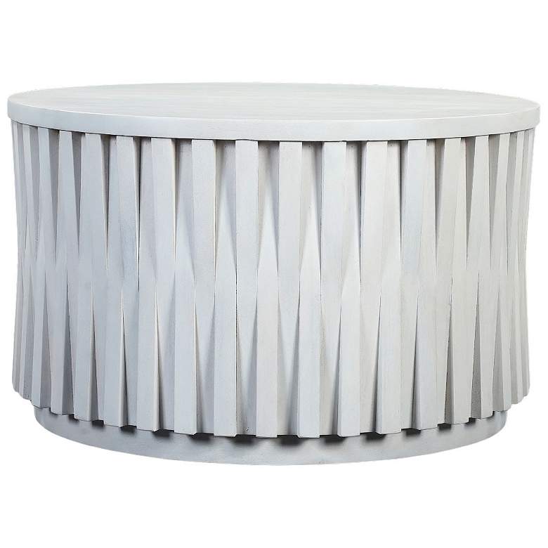 Image 1 Hatteras Woven Coffee Table - Whitewash