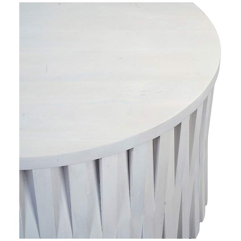 Image 3 Hatteras Woven Coffee Table - Whitewash more views