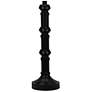 2_Haumea Satin Black Stacked Candlestick Table Lamps Set of 2 more views