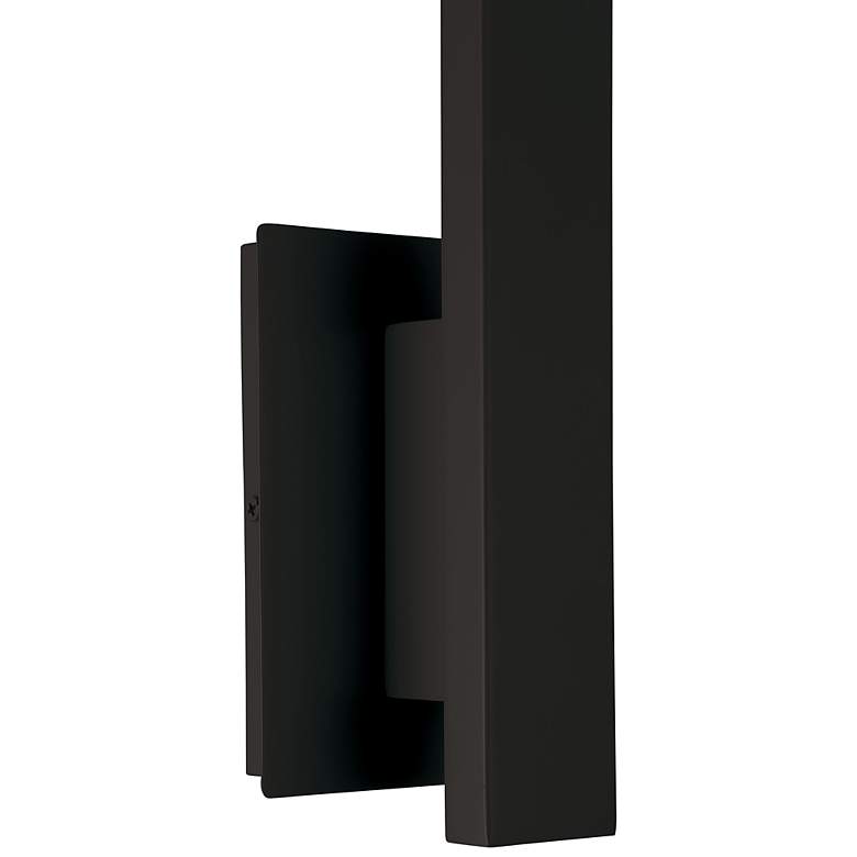 Image 6 Haus 21" High Matte Black Metal LED Wall Sconce more views