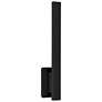 7_Haus 21" High Matte Black Metal LED Wall Sconce more views