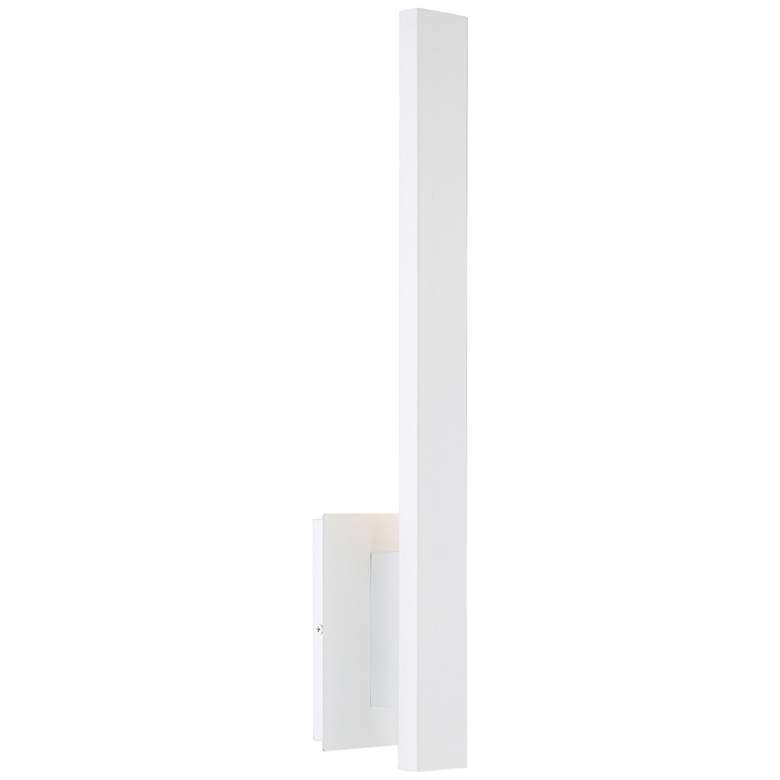 Image 2 Haus 21" High White Metal LED Wall Sconce