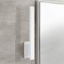 1_Haus 21" High White Metal LED Wall Sconce