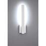 Haus 21" High White Metal LED Wall Sconce