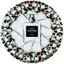 Haute Couture 20" Round Floating Printed Glass Wall Art