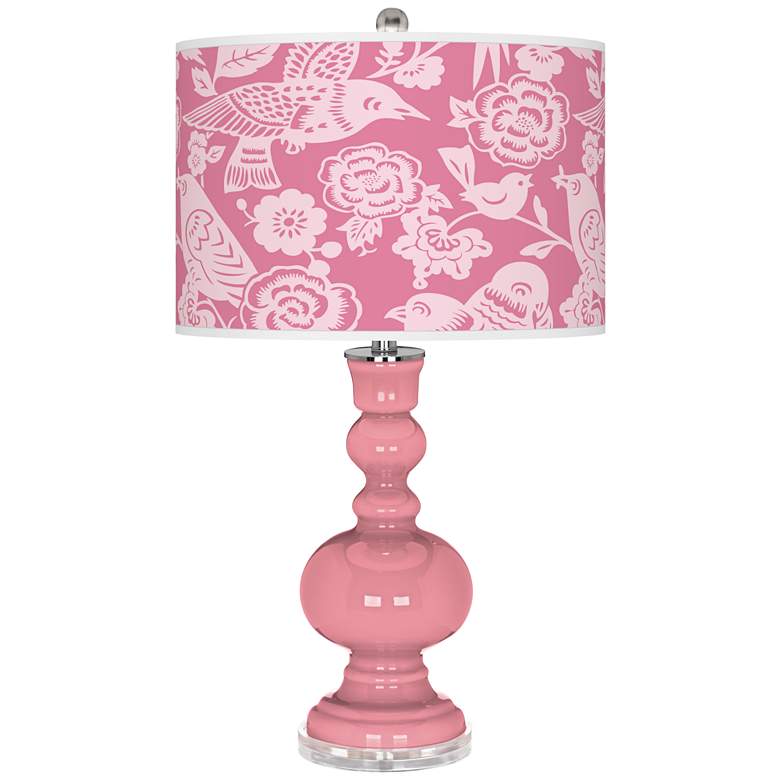Image 1 Haute Pink Aviary Apothecary Table Lamp