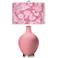 Haute Pink Aviary Ovo Glass Table Lamp