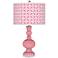Haute Pink Circle Rings Apothecary Table Lamp