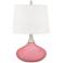 Haute Pink Felix Modern Table Lamp with Table Top Dimmer