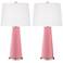 Haute Pink Leo Table Lamps Set of 2