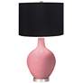 Haute Pink Ovo Table Lamp with Black Shade