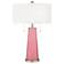 Haute Pink Peggy Glass Table Lamp With Dimmer