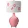 Haute Pink Rose Bouquet Ovo Table Lamp