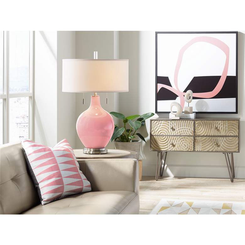 Image 3 Haute Pink Toby Table Lamp more views