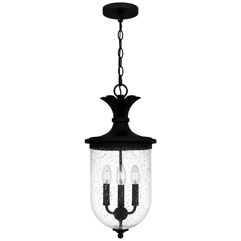 Image 1 Havana 3-Light Earth Black Outdoor Hanging Lantern