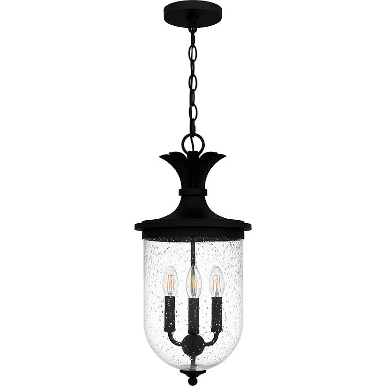 Image 2 Havana 3-Light Earth Black Outdoor Hanging Lantern more views