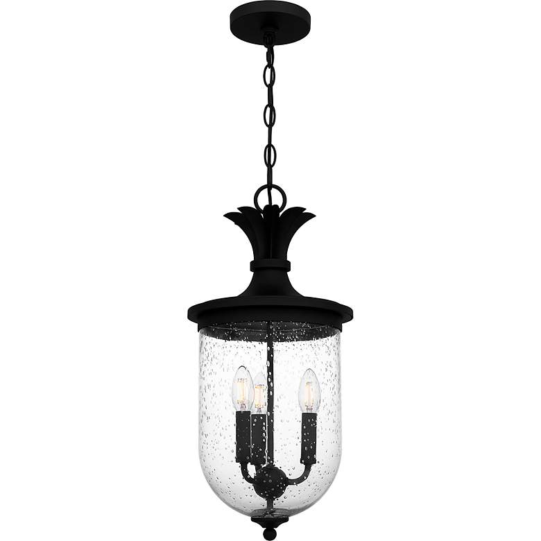 Image 3 Havana 3-Light Earth Black Outdoor Hanging Lantern more views