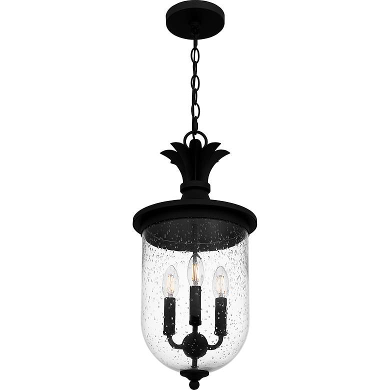 Image 4 Havana 3-Light Earth Black Outdoor Hanging Lantern more views