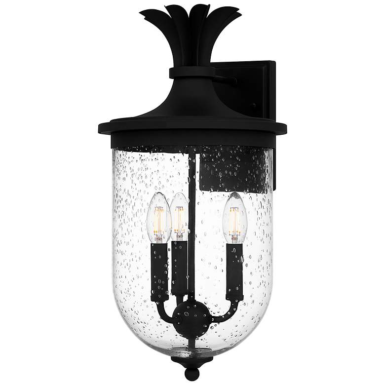 Image 2 Havana 3-Light Earth Black Outdoor Wall Lantern