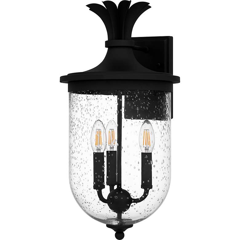 Image 4 Havana 3-Light Earth Black Outdoor Wall Lantern more views