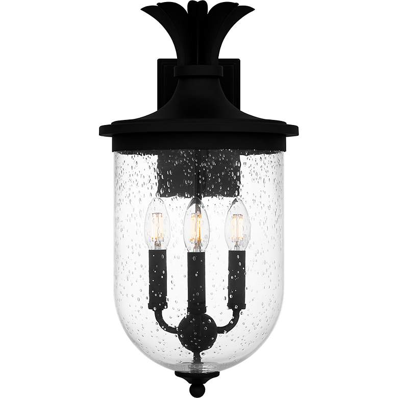 Image 5 Havana 3-Light Earth Black Outdoor Wall Lantern more views