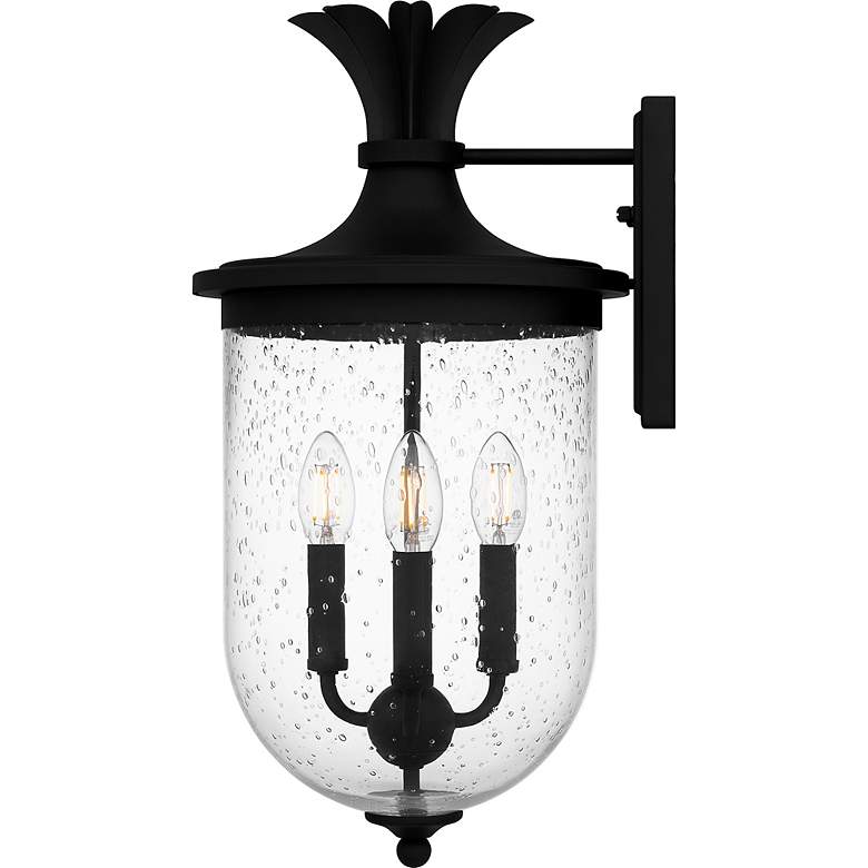 Image 6 Havana 3-Light Earth Black Outdoor Wall Lantern more views