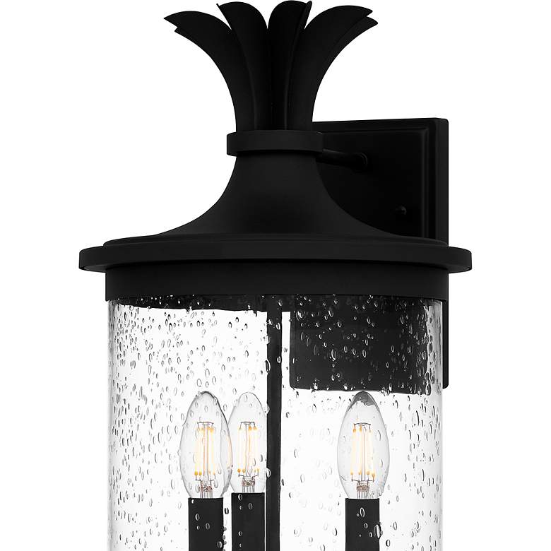 Image 7 Havana 3-Light Earth Black Outdoor Wall Lantern more views