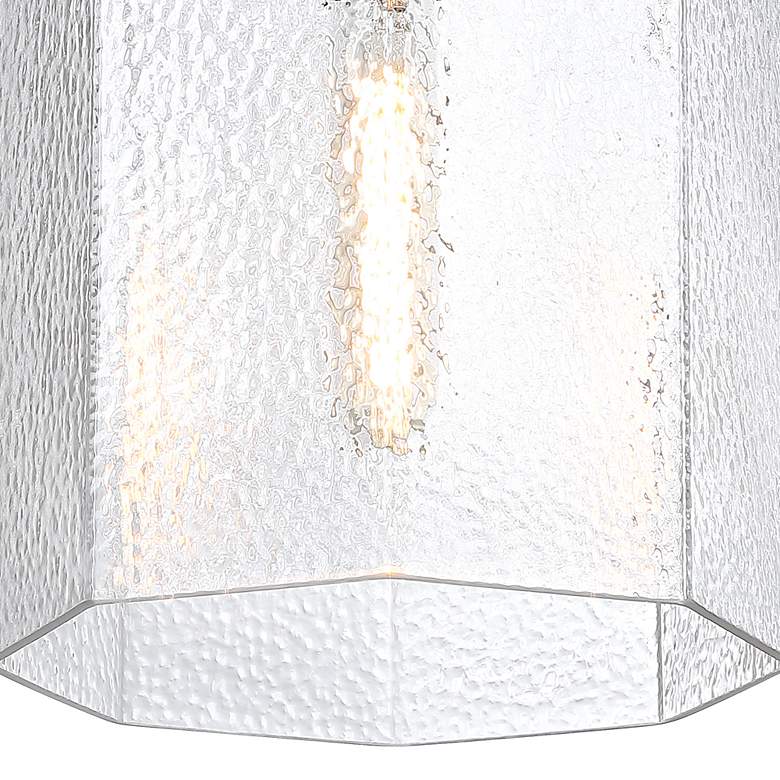Image 4 Haven 10 in. Matte Black Modern Semi-Flush Mount with Glass Shade more views