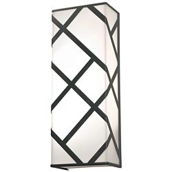 Haven 12.75-in LED Sconce - 17W 120-277V - Black