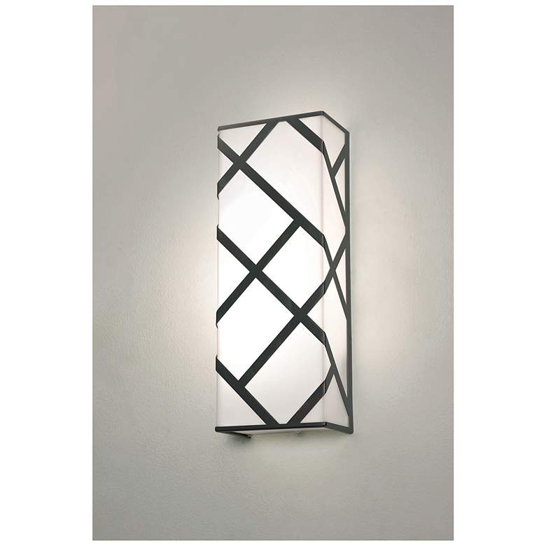 Image 2 Haven 12.75-in LED Sconce - 17W 120-277V - Black more views