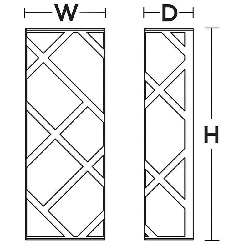 Image 4 Haven 12.75-in LED Sconce - 17W 120-277V - Black more views