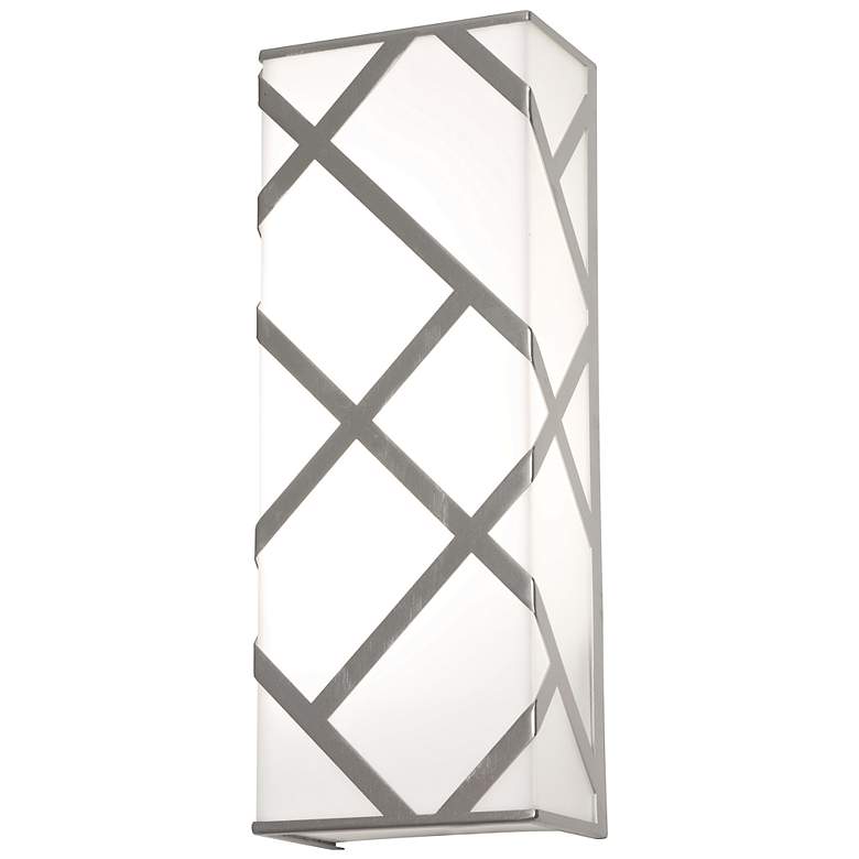 Image 1 Haven 12.75-in LED Sconce - 17W 120-277V - Satin Nickel
